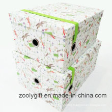 Customized Paper Storage Gift Box with Elastic Band